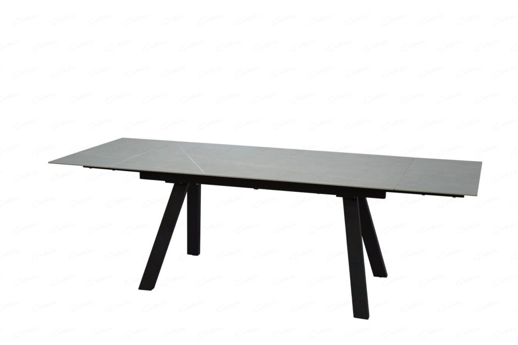 Rische Big Extending Dining Table – Amani Grey Sintered Stone