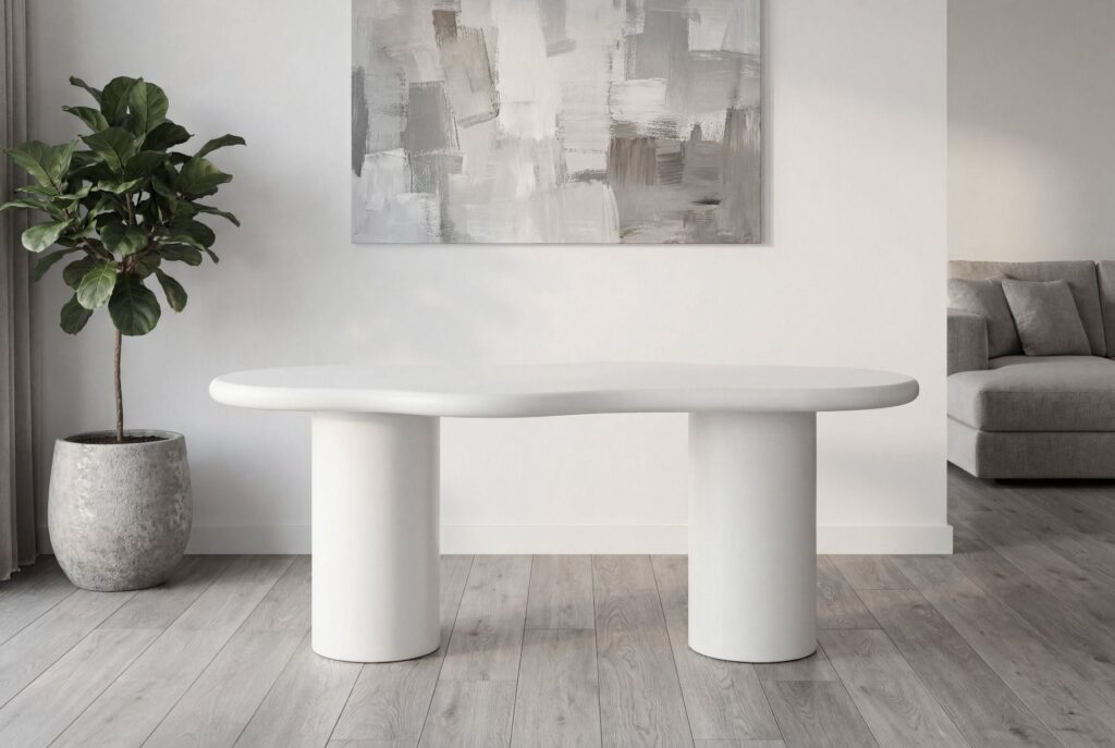 Valillian Dining Table – White