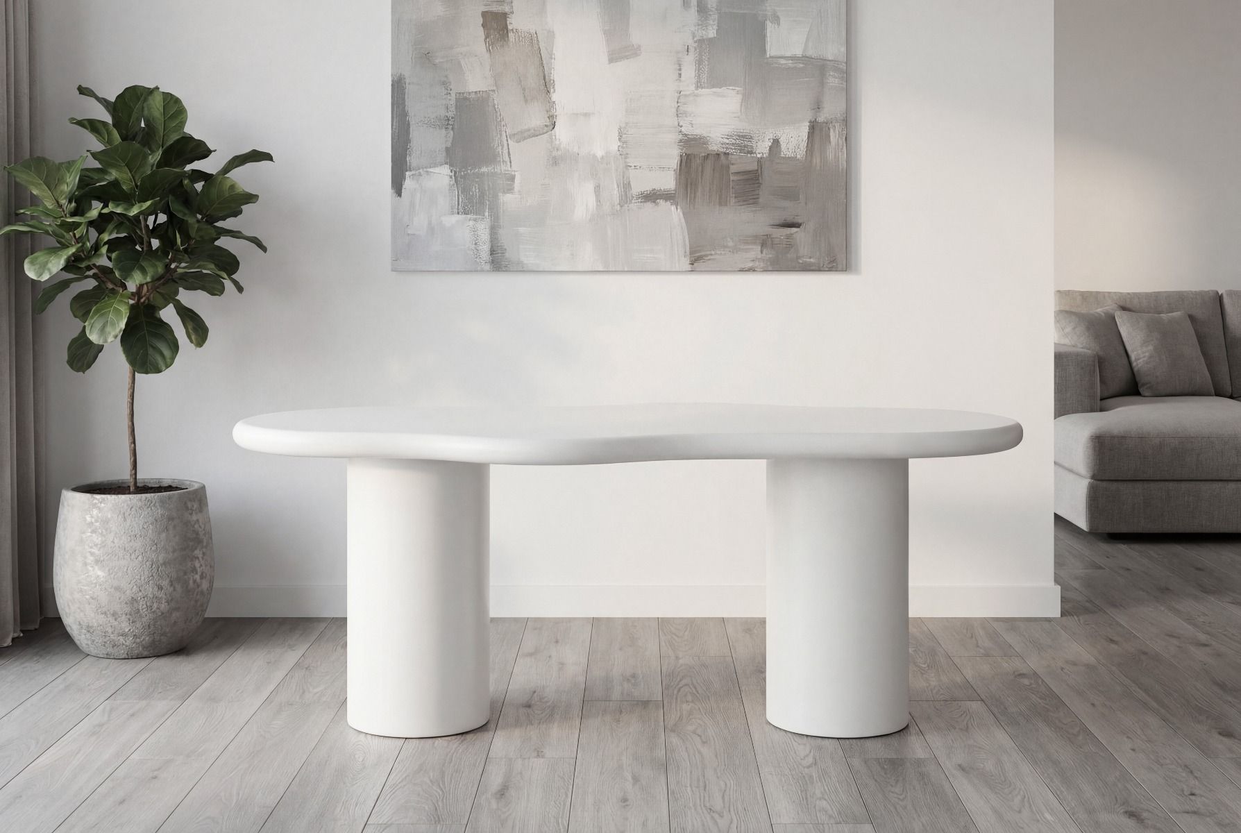 Valillian Dining Table – White