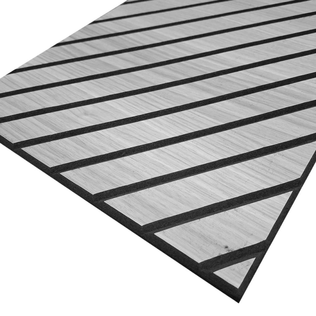 Self Adhesive Herringbone Acoustic Wall Panels – Grey Oak – 120cm x 30cm (4 Pack)