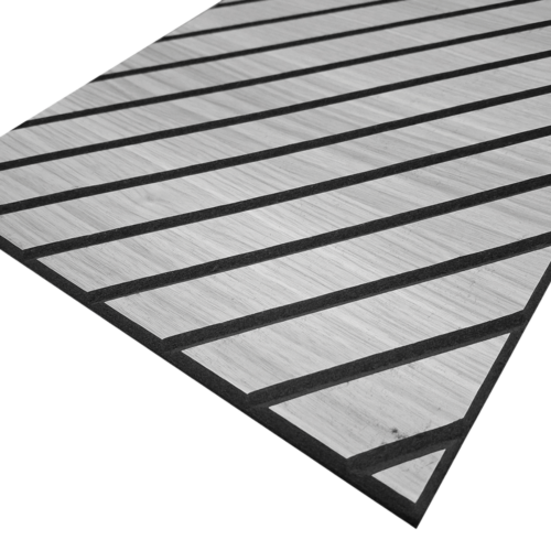 Self Adhesive Herringbone Acoustic Wall Panels - Grey Oak - 120cm x 30cm (4 Pack)